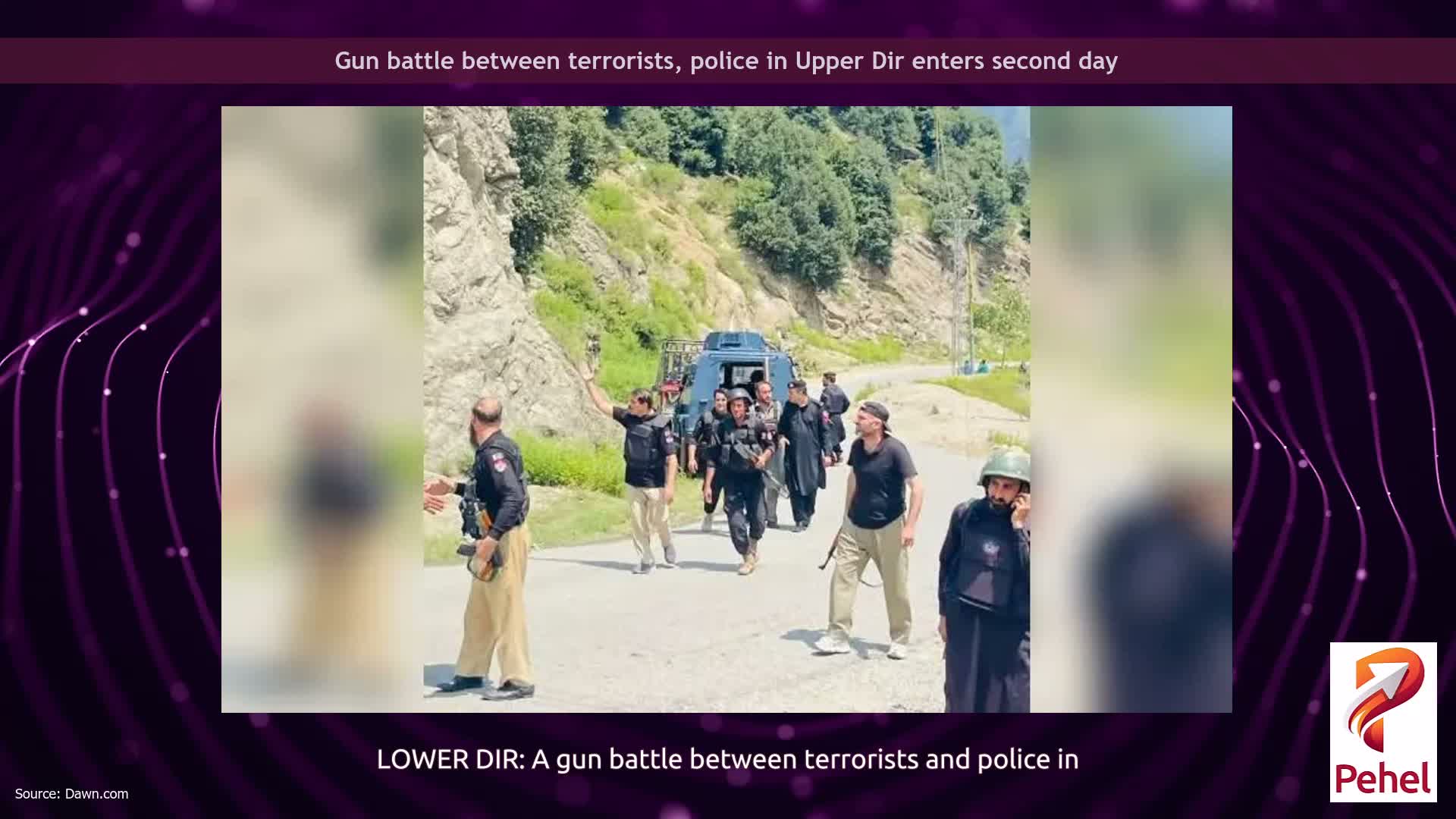 Gun battle between terrorists, police in Upper Dir enters second day