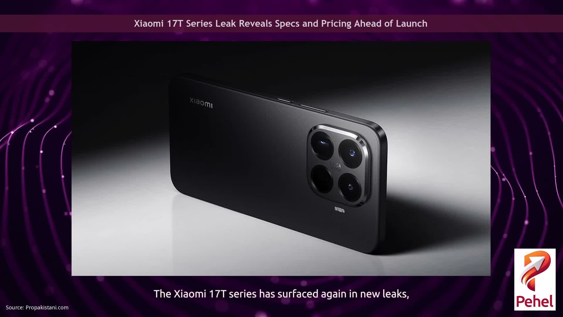 Xiaomi 17T Series Leak Reveals Specs and Pricing Ahead of Launch