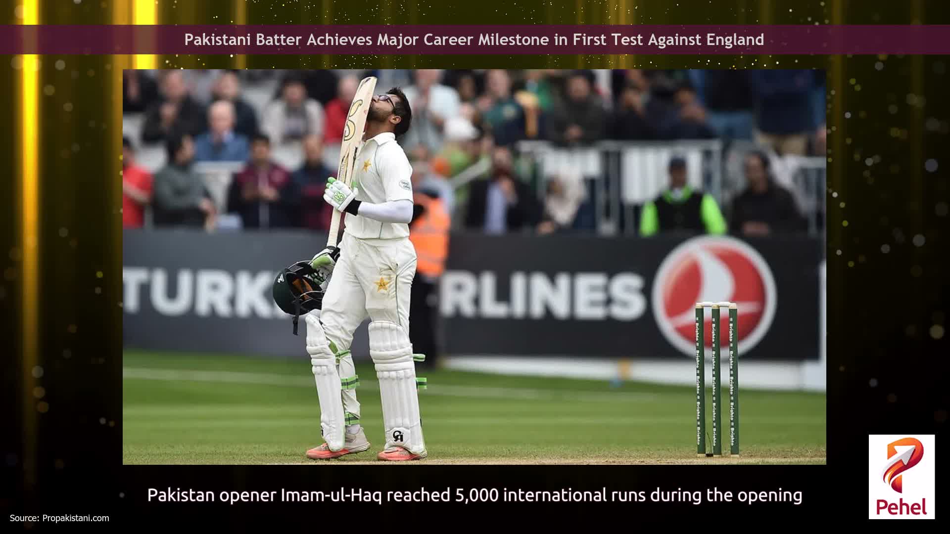 Pakistani Batter Achieves Major Career Milestone in First Test Against England