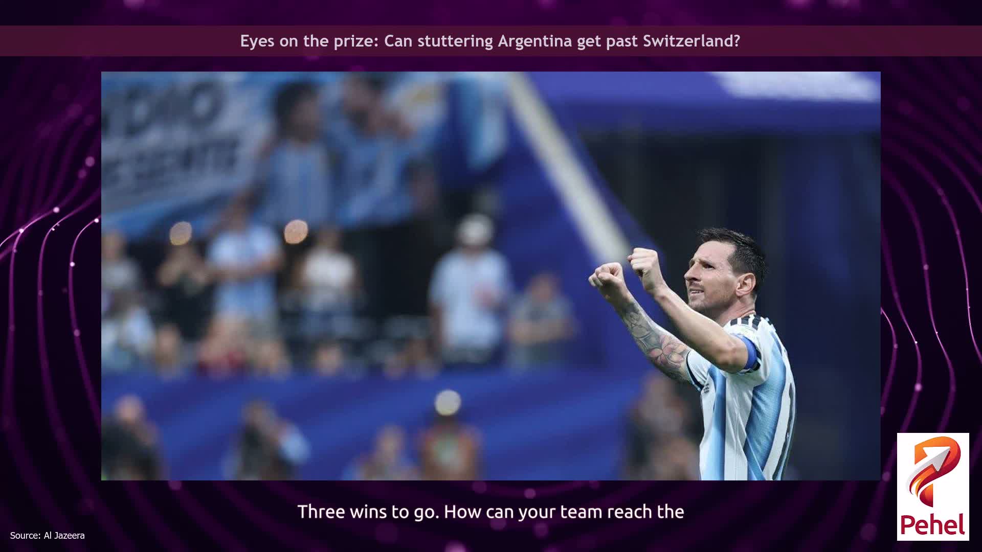 Eyes on the prize: Can stuttering Argentina get past Switzerland?