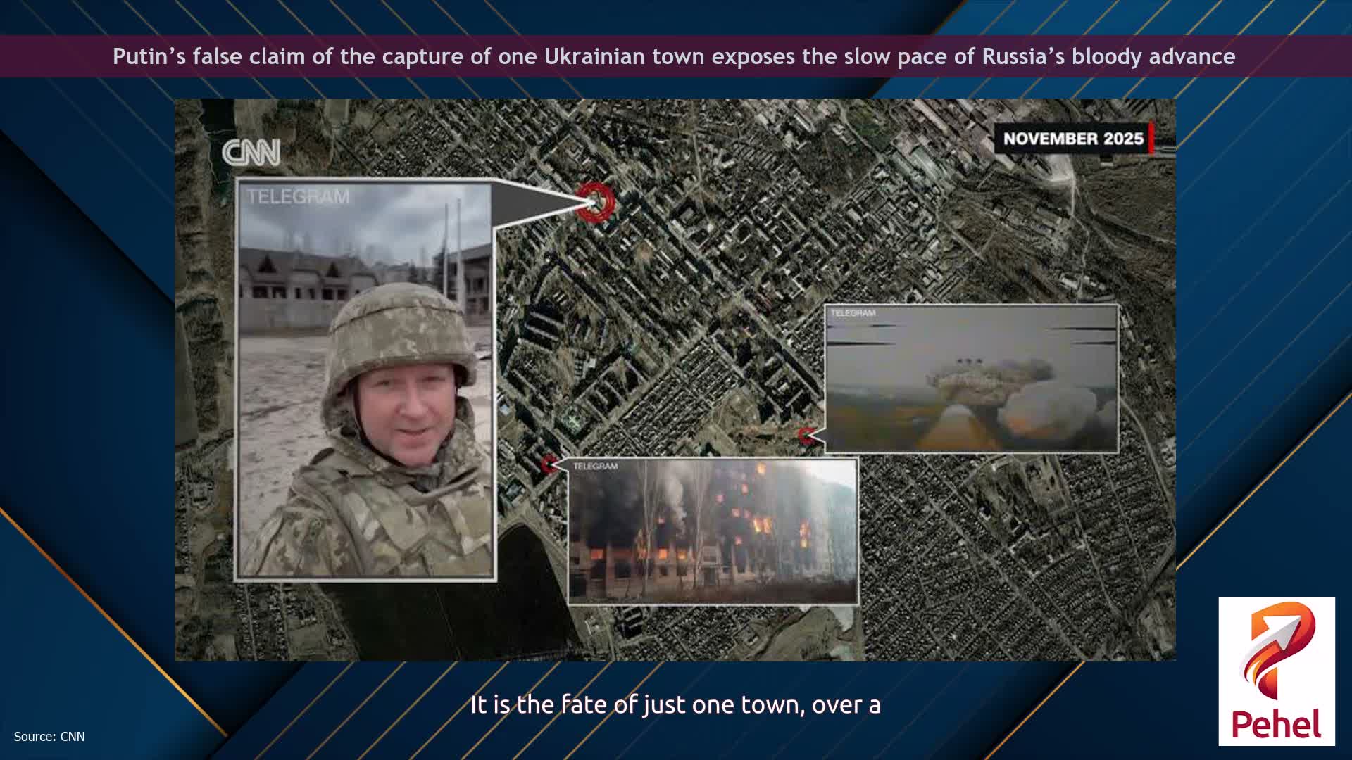 Putin’s false claim of the capture of one Ukrainian town exposes the slow pace of Russia’s bloody advance