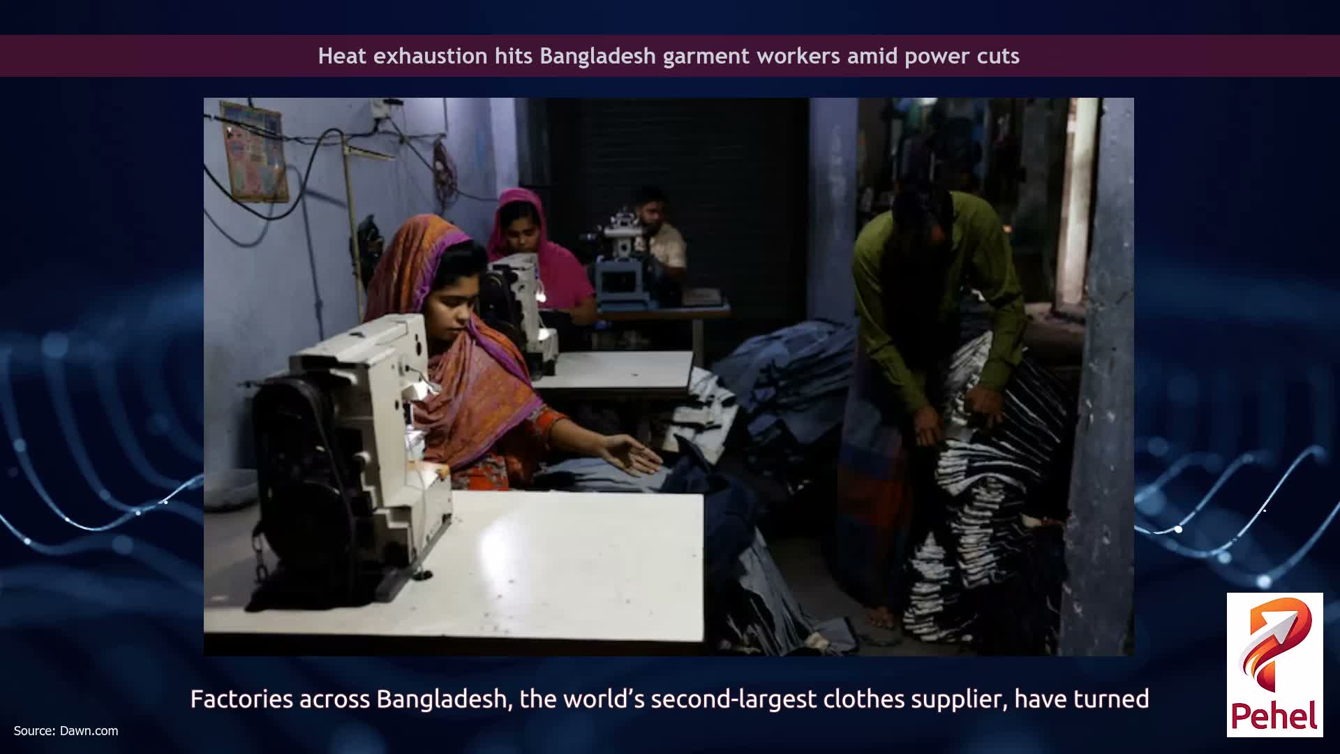Heat exhaustion hits Bangladesh garment workers amid power cuts