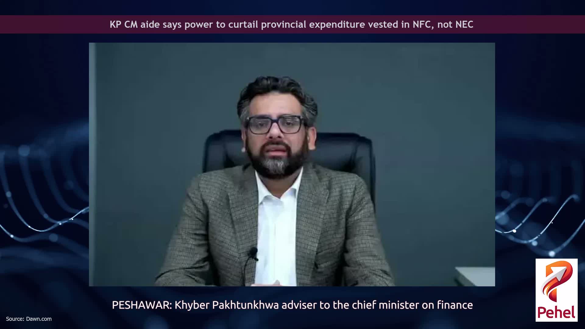 KP CM aide says power to curtail provincial expenditure vested in NFC, not NEC
