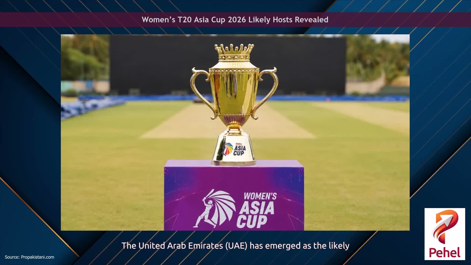 Women’s T20 Asia Cup 2026 Likely Hosts Revealed