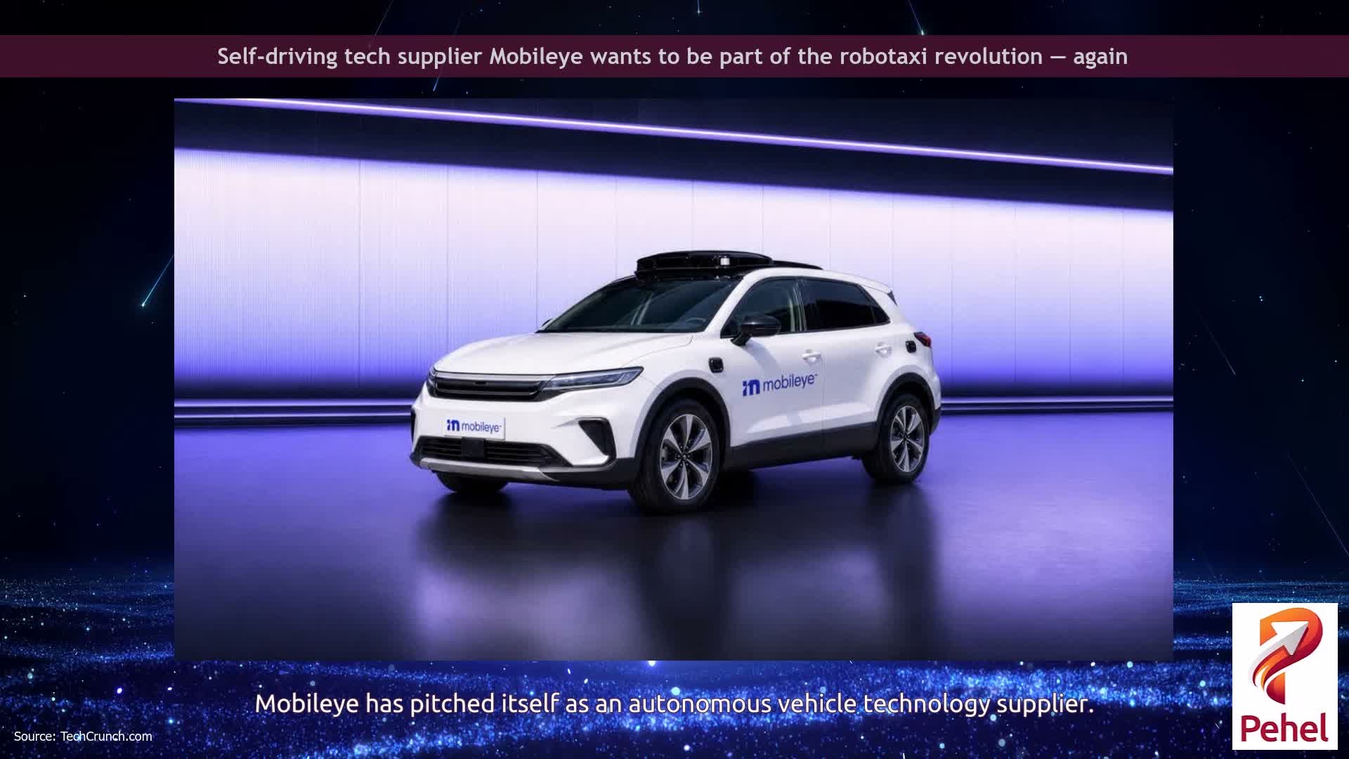 Self-driving tech supplier Mobileye wants to be part of the robotaxi revolution — again