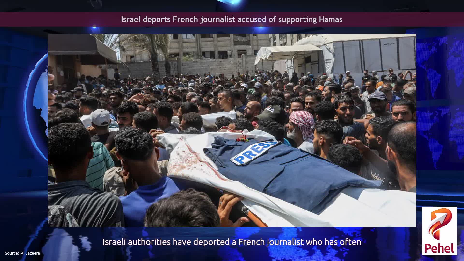 Israel deports French journalist accused of supporting Hamas