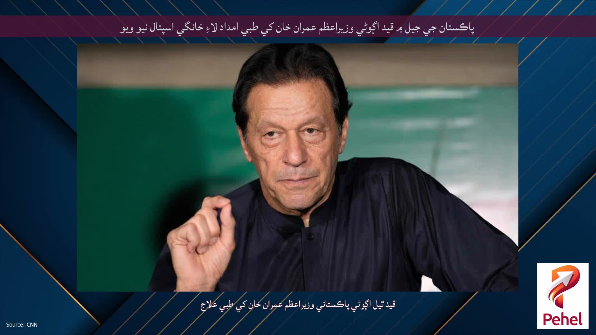 پاڪستان جي جيل ۾ قيد اڳوڻي وزيراعظم عمران خان کي طبي امداد لاءِ خانگي اسپتال نيو ويو