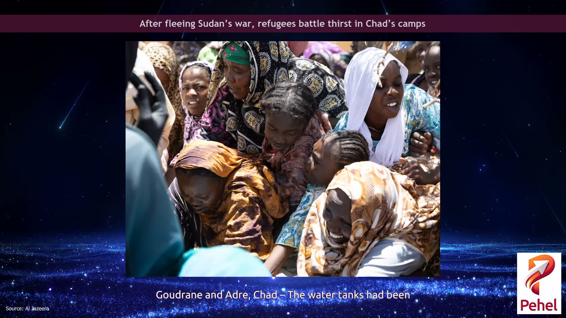 After fleeing Sudan’s war, refugees battle thirst in Chad’s camps