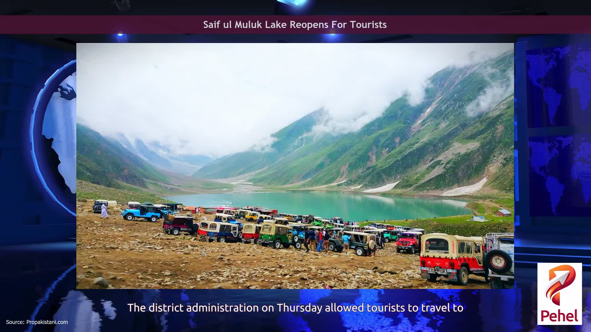 Saif ul Muluk Lake Reopens For Tourists