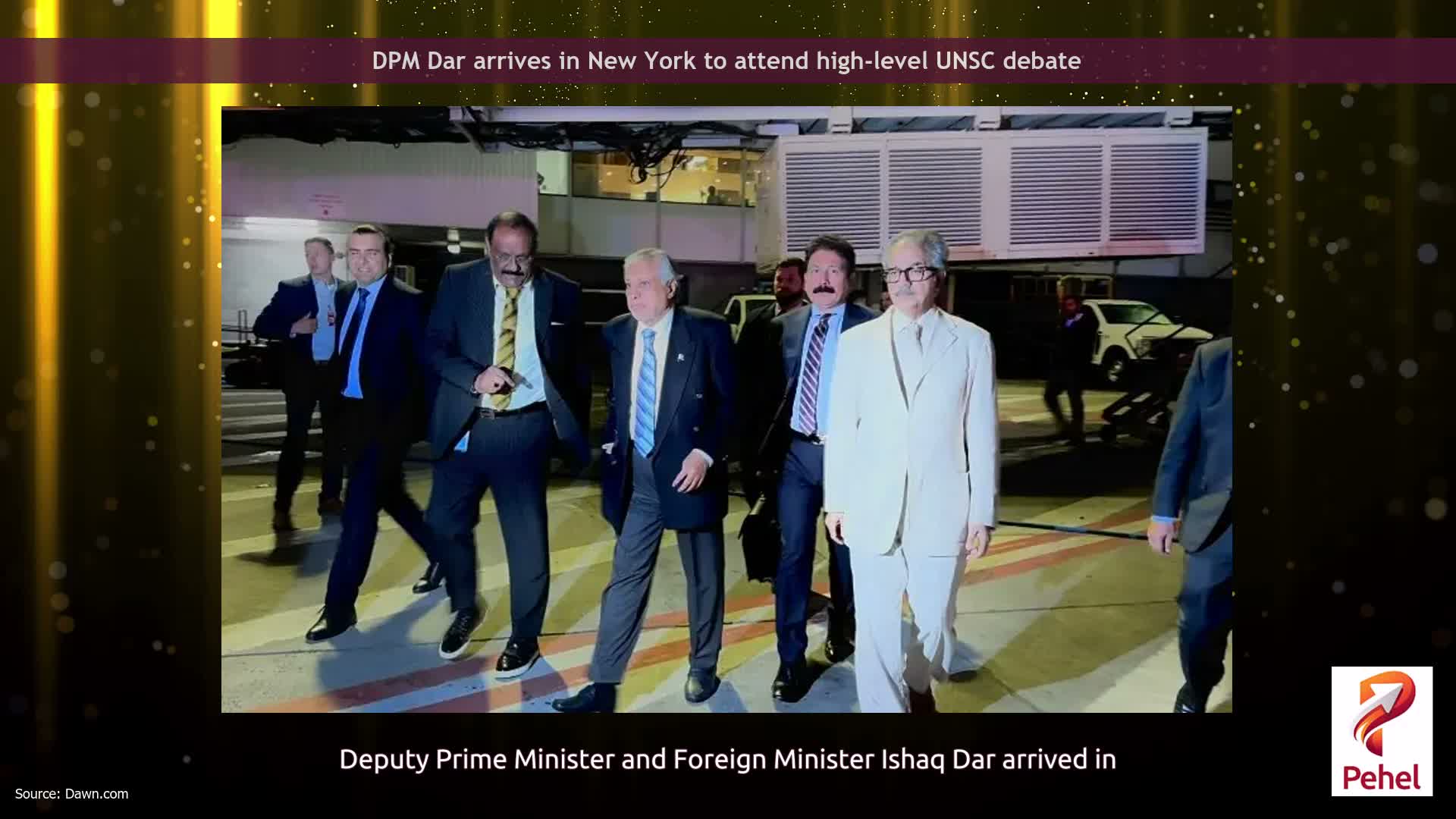DPM Dar arrives in New York to attend high-level UNSC debate