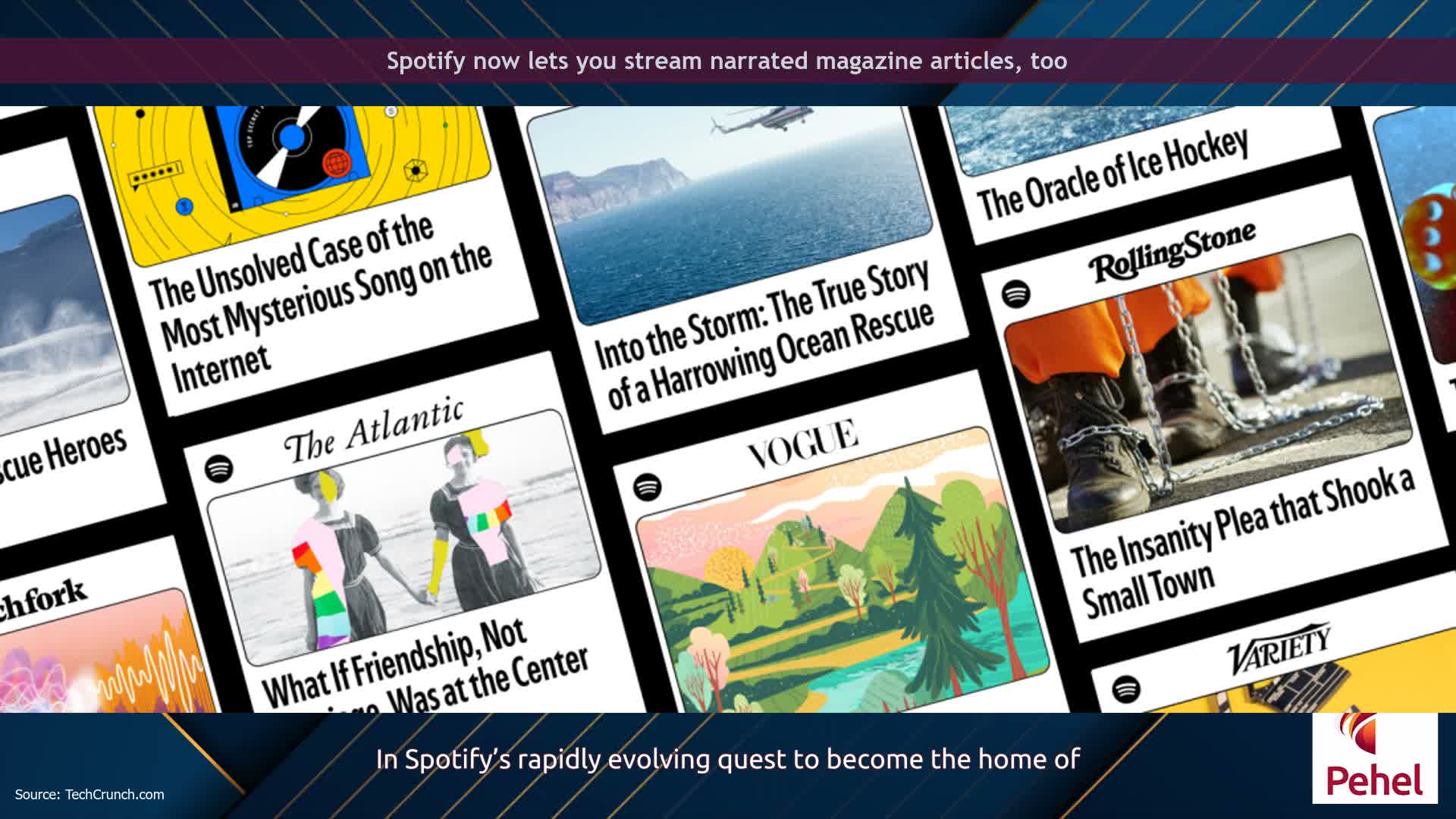 Spotify now lets you stream narrated magazine articles, too