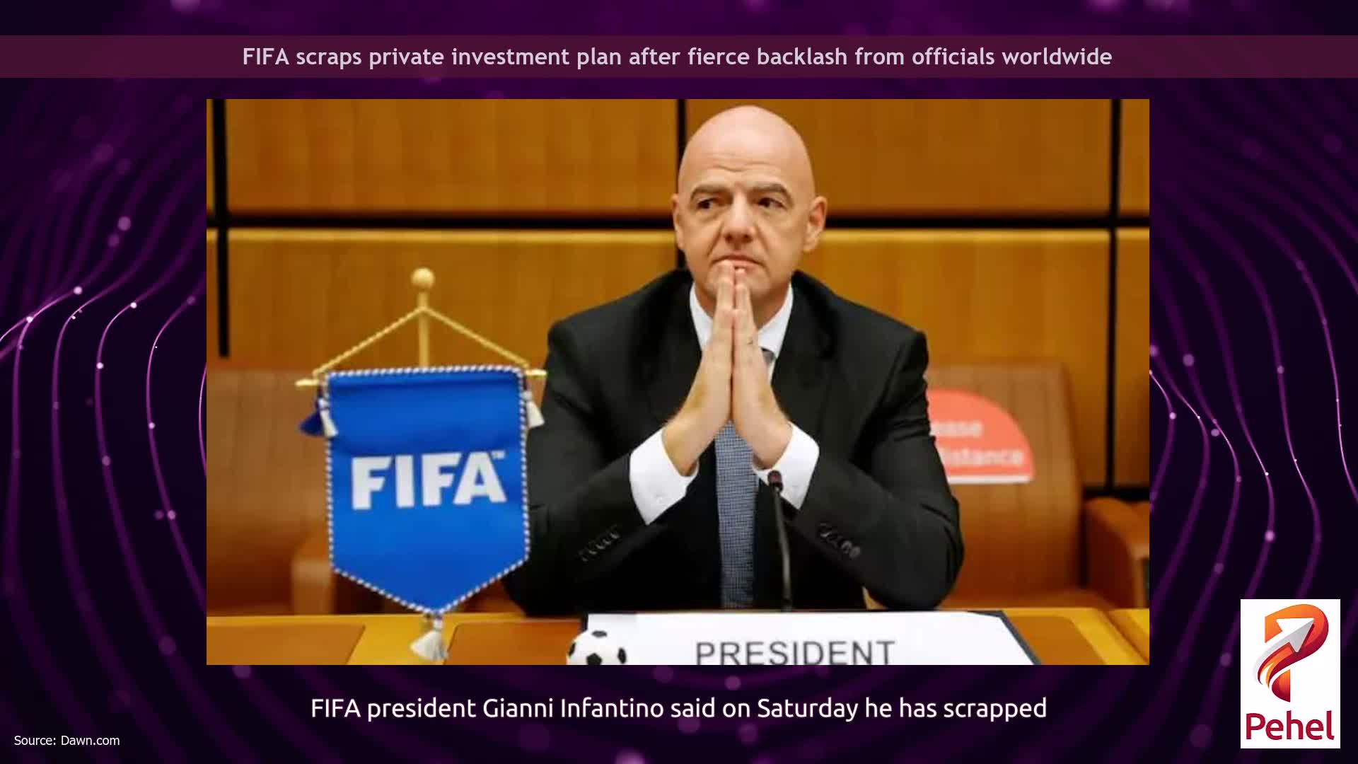 FIFA scraps private investment plan after fierce backlash from officials worldwide