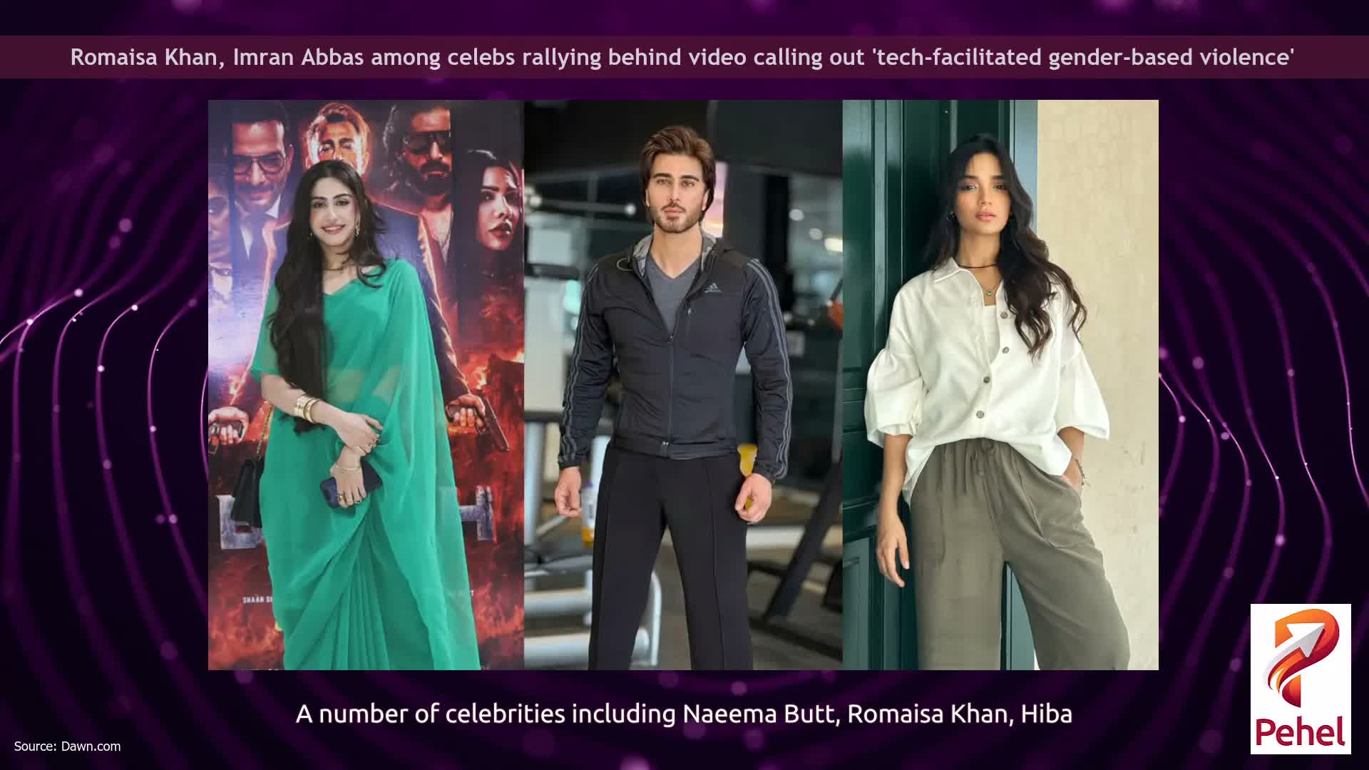 Romaisa Khan, Imran Abbas among celebs rallying behind video calling out 'tech-facilitated gender-based violence'