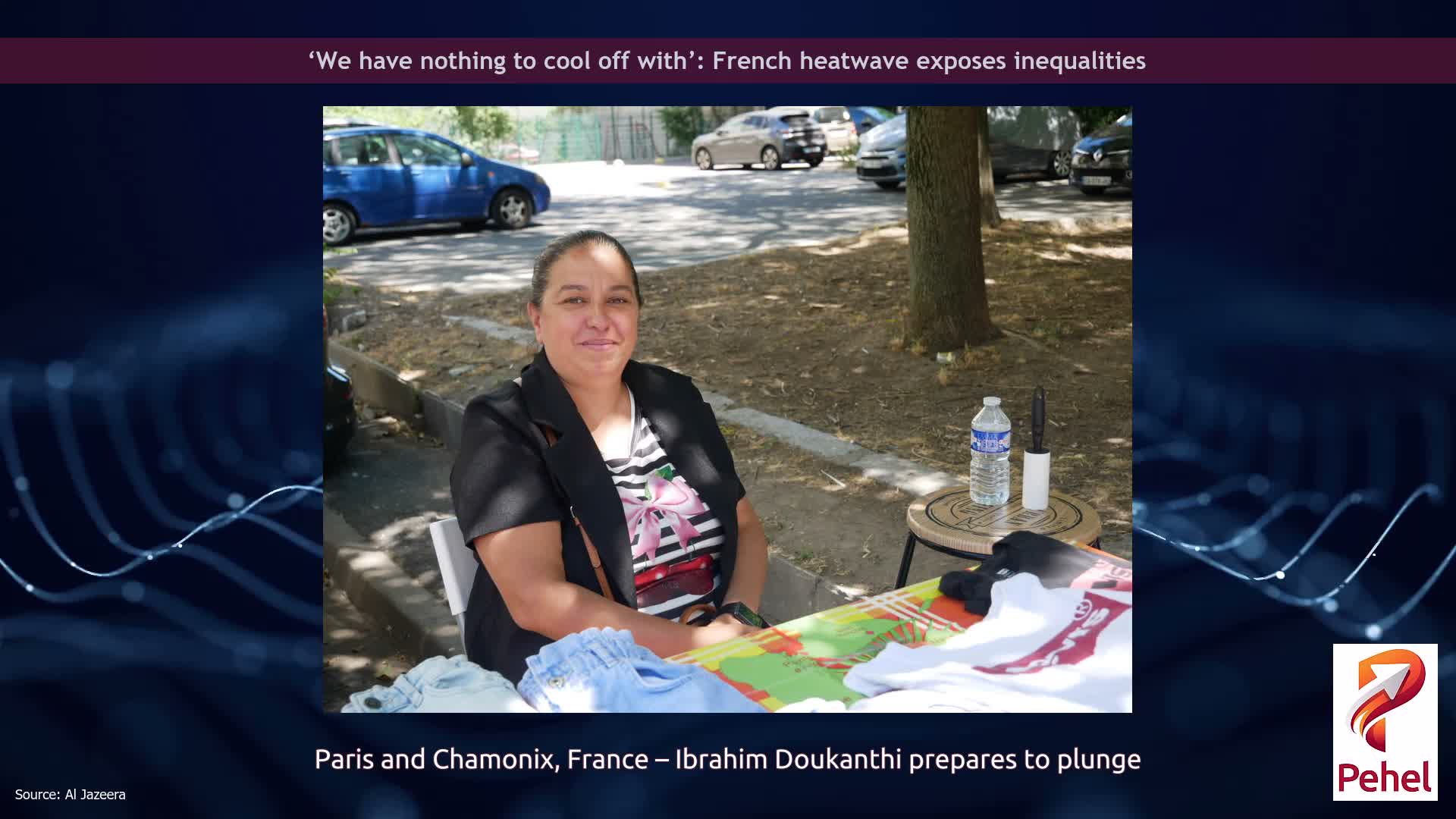 ‘We have nothing to cool off with’: French heatwave exposes inequalities