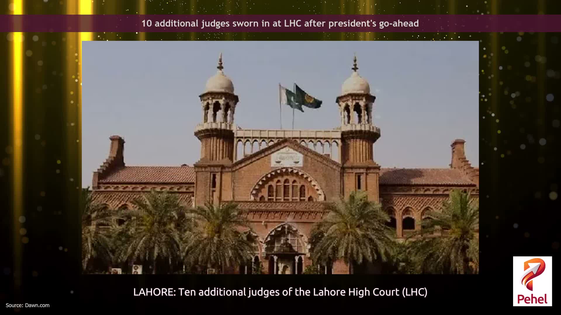 10 additional judges sworn in at LHC after president's go-ahead