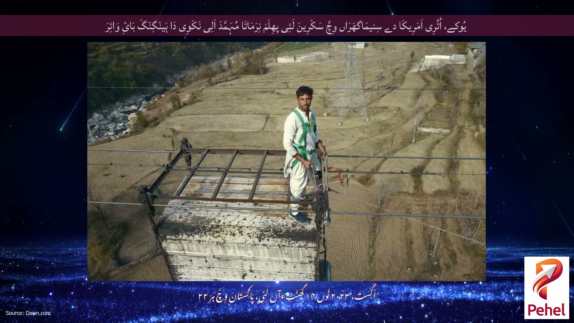 یُوکے، اُتَّرِی اَمَرِیکَا دے سِنیمَاگھَرَاں وِچَّ سَکْرِینَ لَئِی پھِلَمَ نِرَمَاتَا مُہَمَّدَ اَلِی نَکَوِی دَا ہَین٘گِن٘گَ بَائِ وَائِرَ