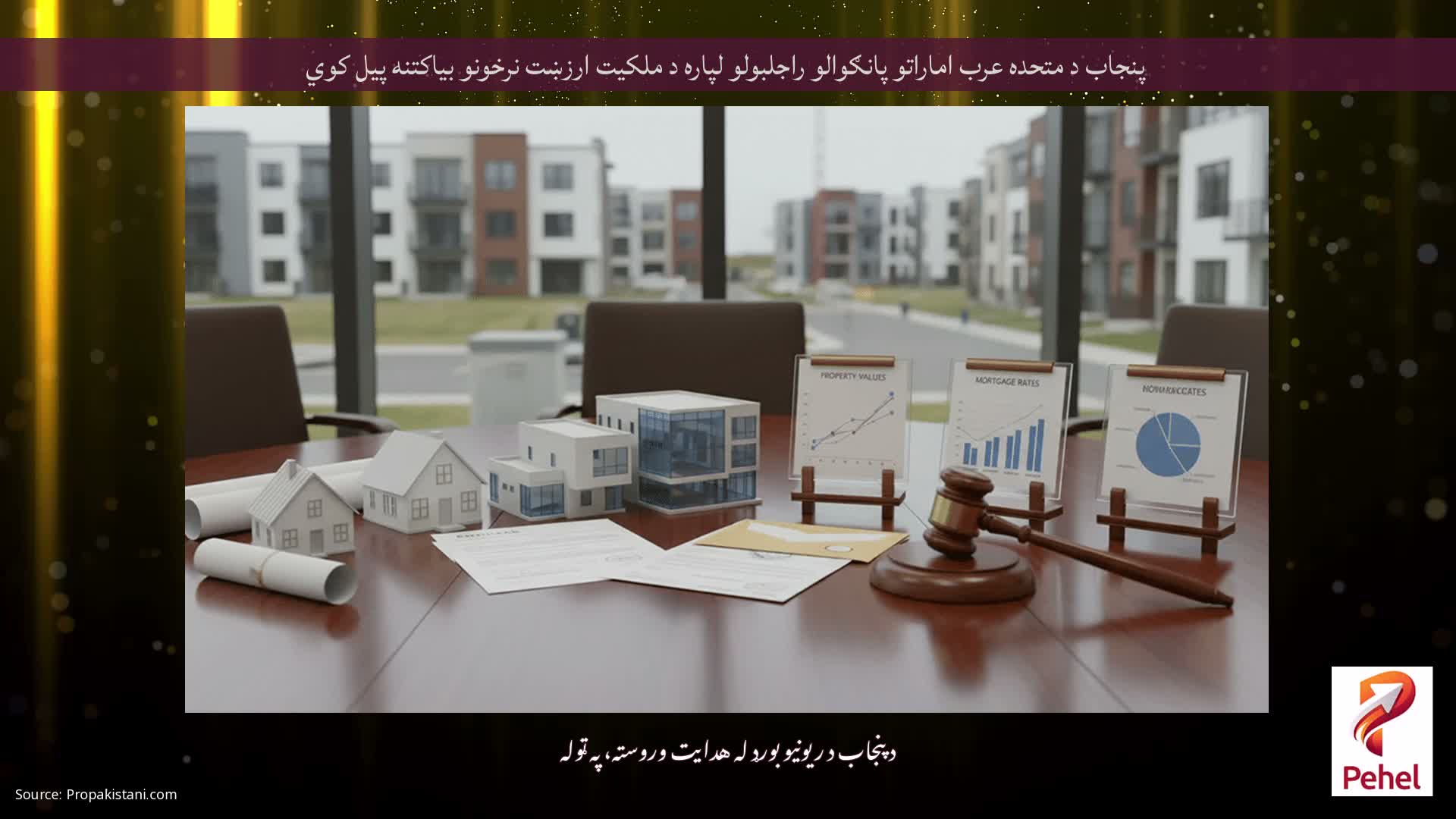 پنجاب د متحده عرب اماراتو پانګوالو راجلبولو لپاره د ملکیت ارزښت نرخونو بیاکتنه پیل کوي