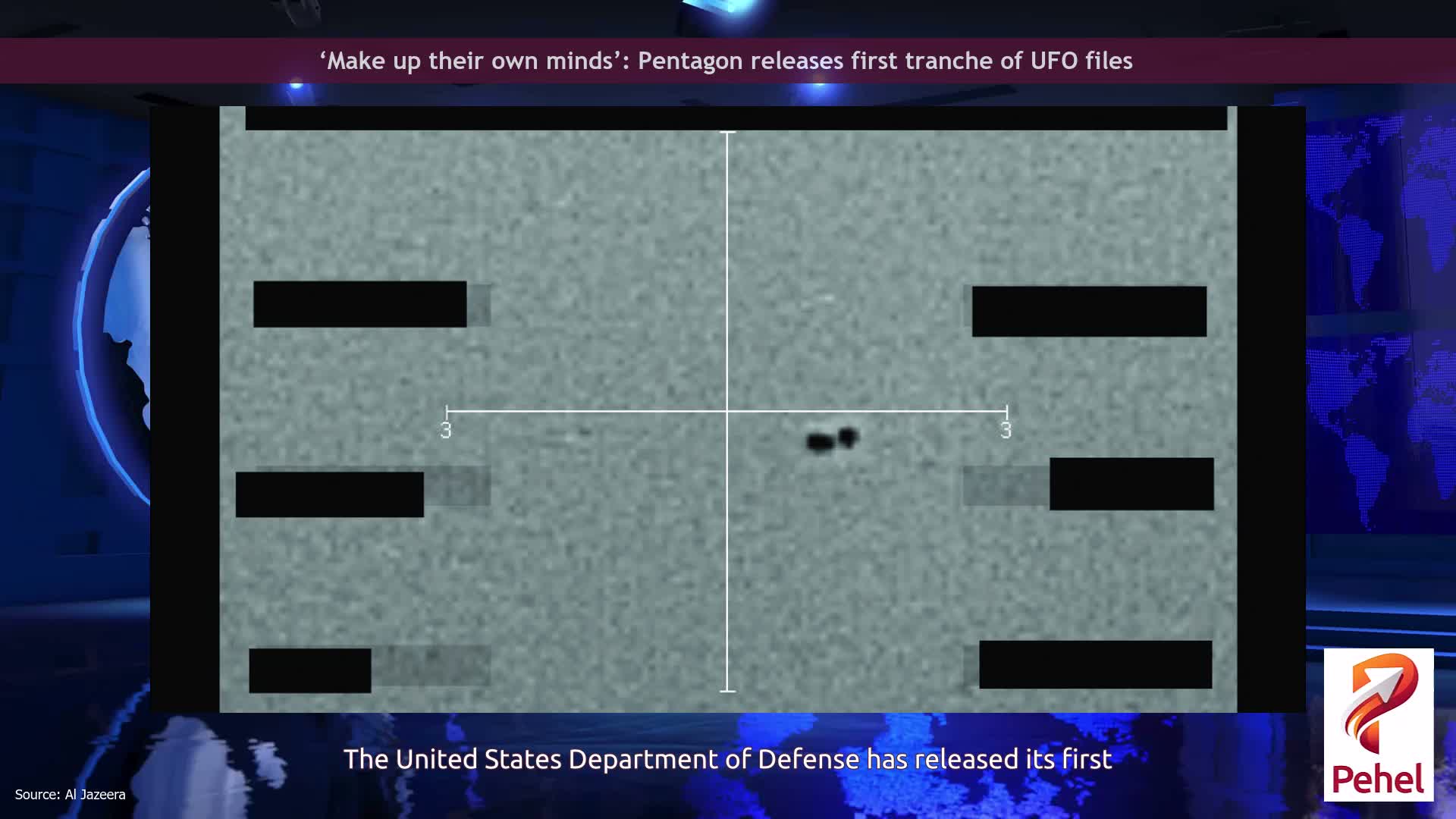 ‘Make up their own minds’: Pentagon releases first tranche of UFO files