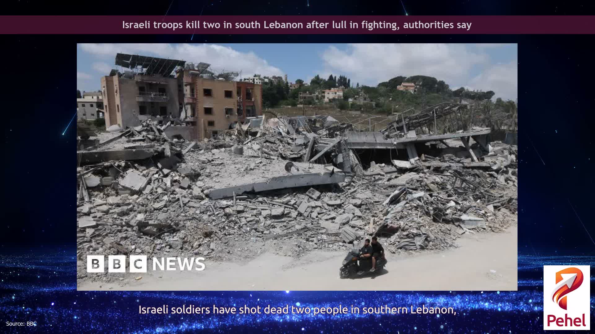 Israeli troops kill two in south Lebanon after lull in fighting, authorities say
