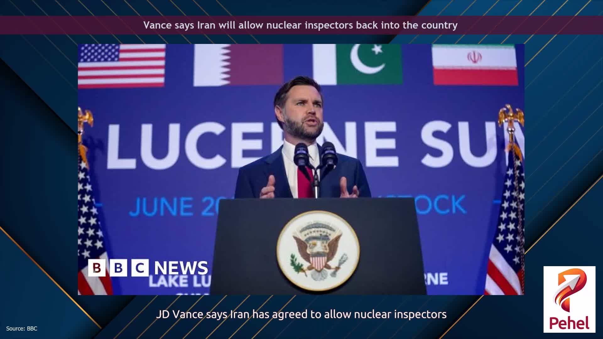 Vance says Iran will allow nuclear inspectors back into the country