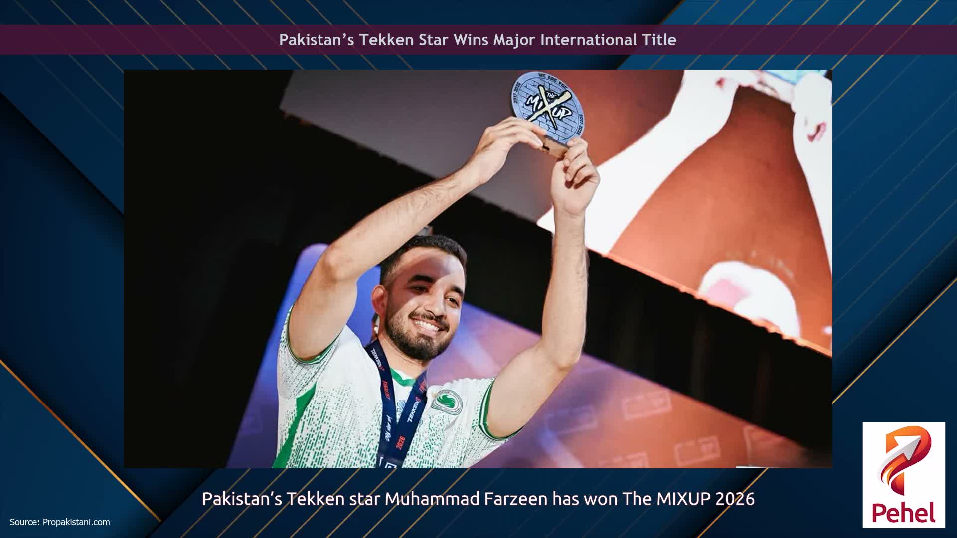 Pakistan’s Tekken Star Wins Major International Title