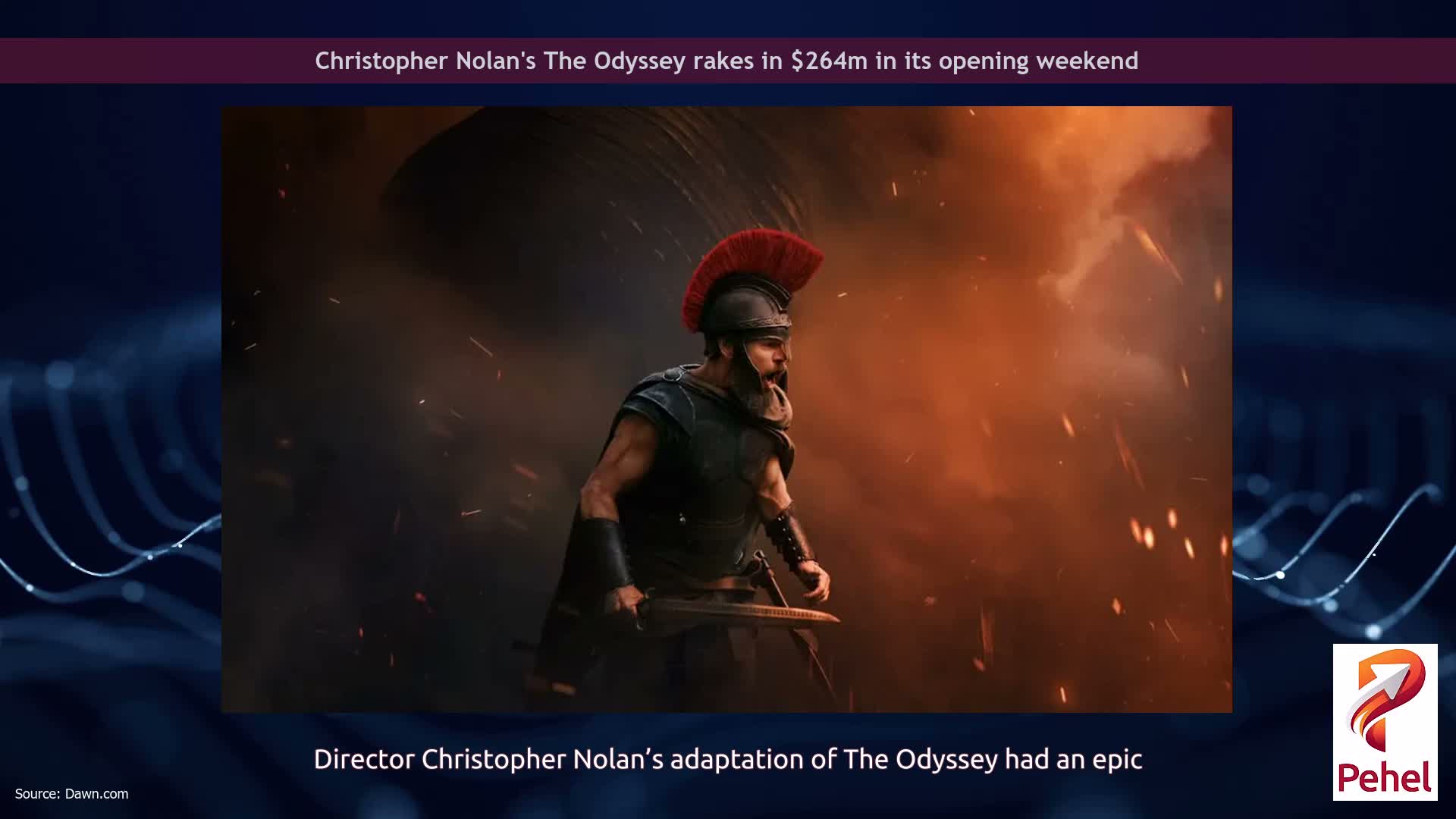 Christopher Nolan's The Odyssey rakes in $264m in its opening weekend