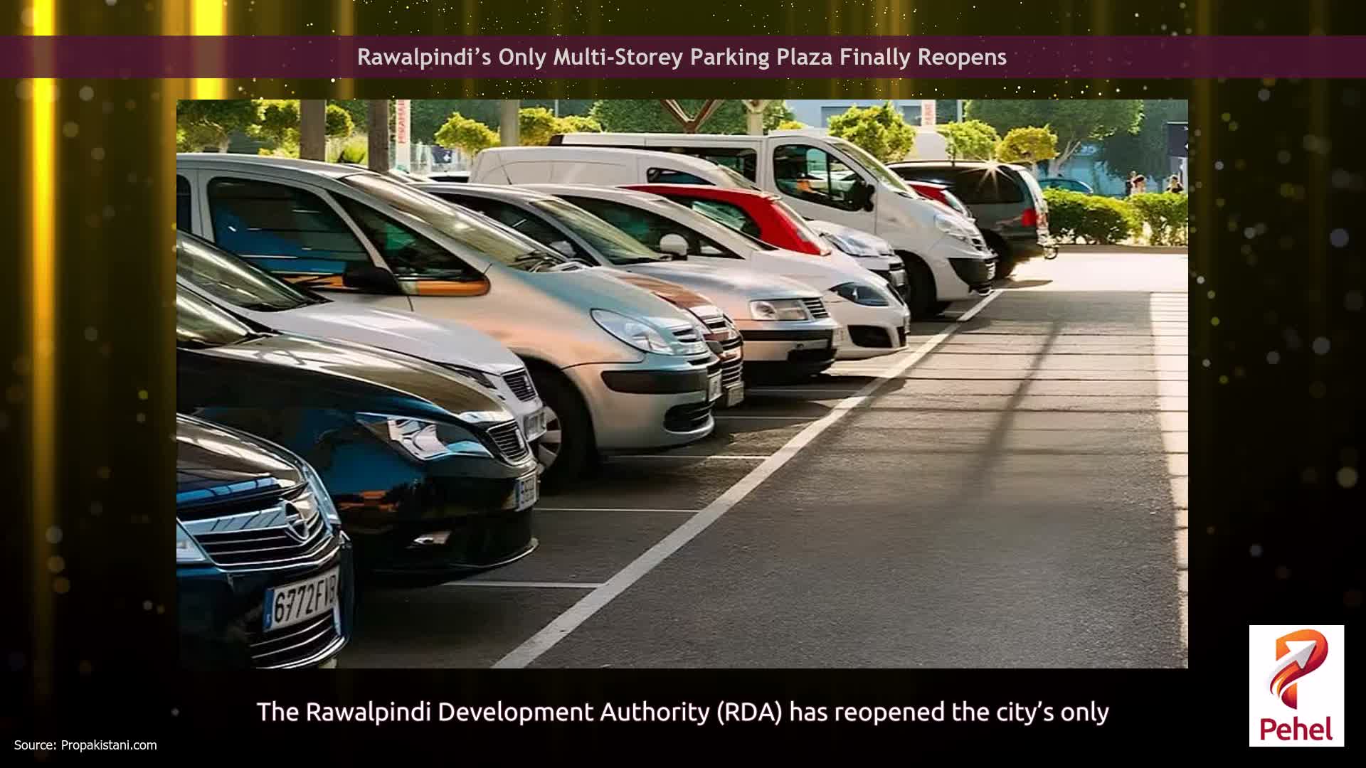 Rawalpindi’s Only Multi-Storey Parking Plaza Finally Reopens