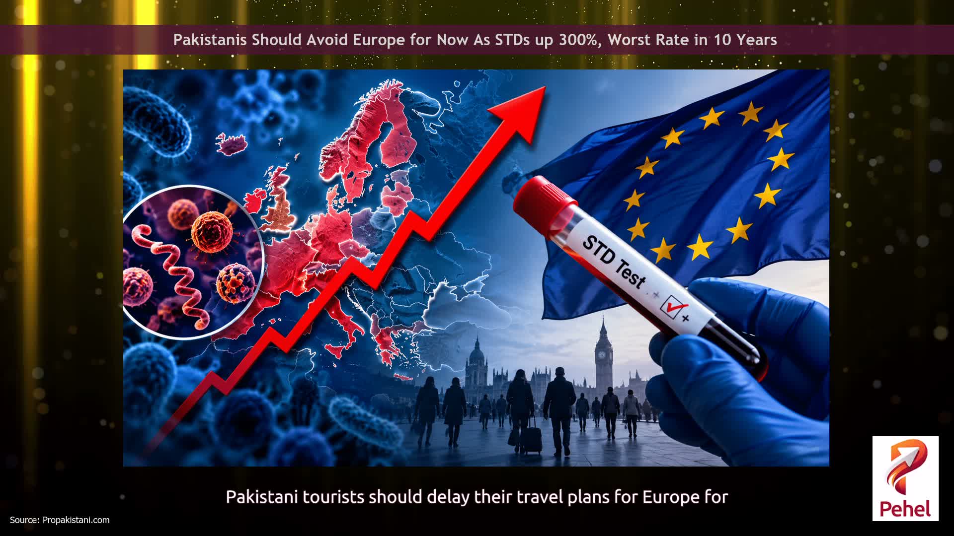 Pakistanis Should Avoid Europe for Now As STDs up 300%, Worst Rate in 10 Years