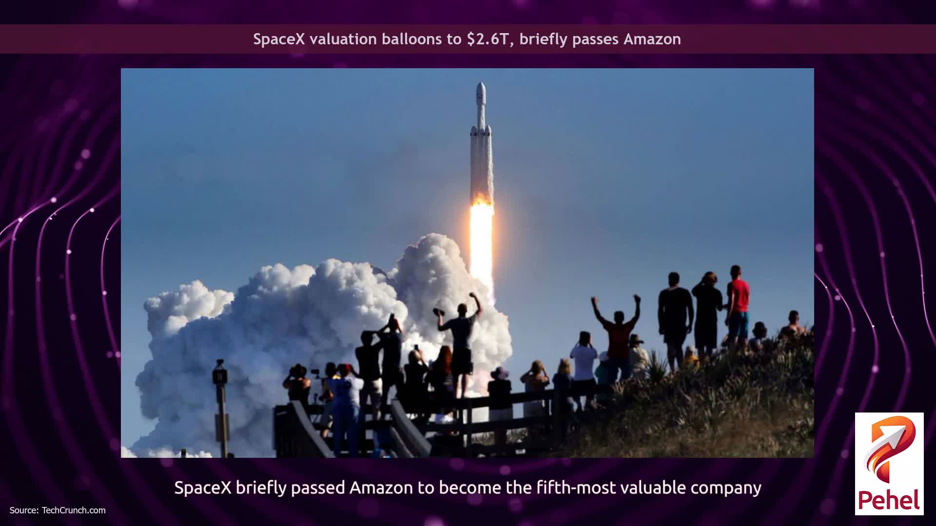 SpaceX valuation balloons to $2.6T, briefly passes Amazon
