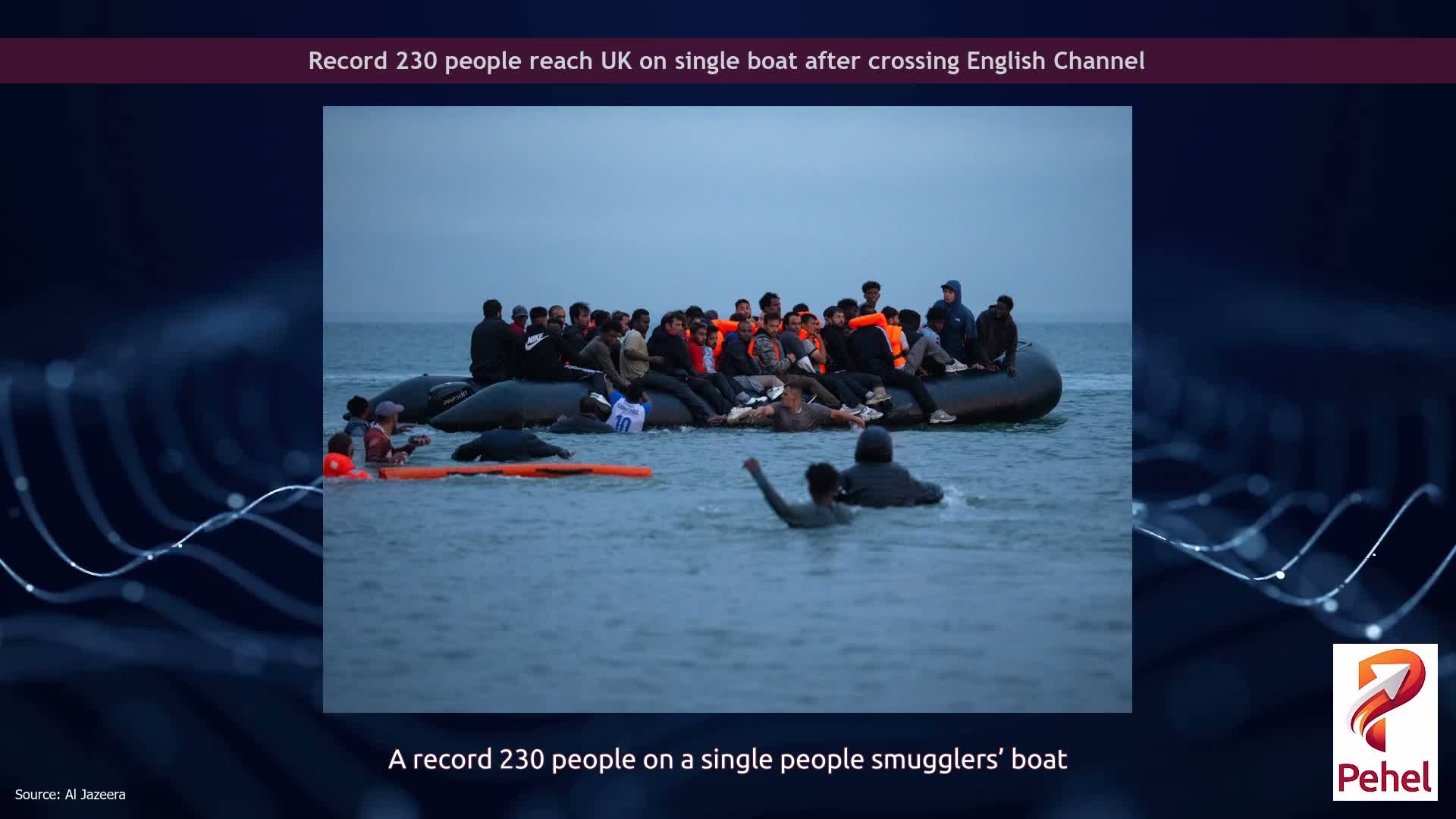 Record 230 people reach UK on single boat after crossing English Channel