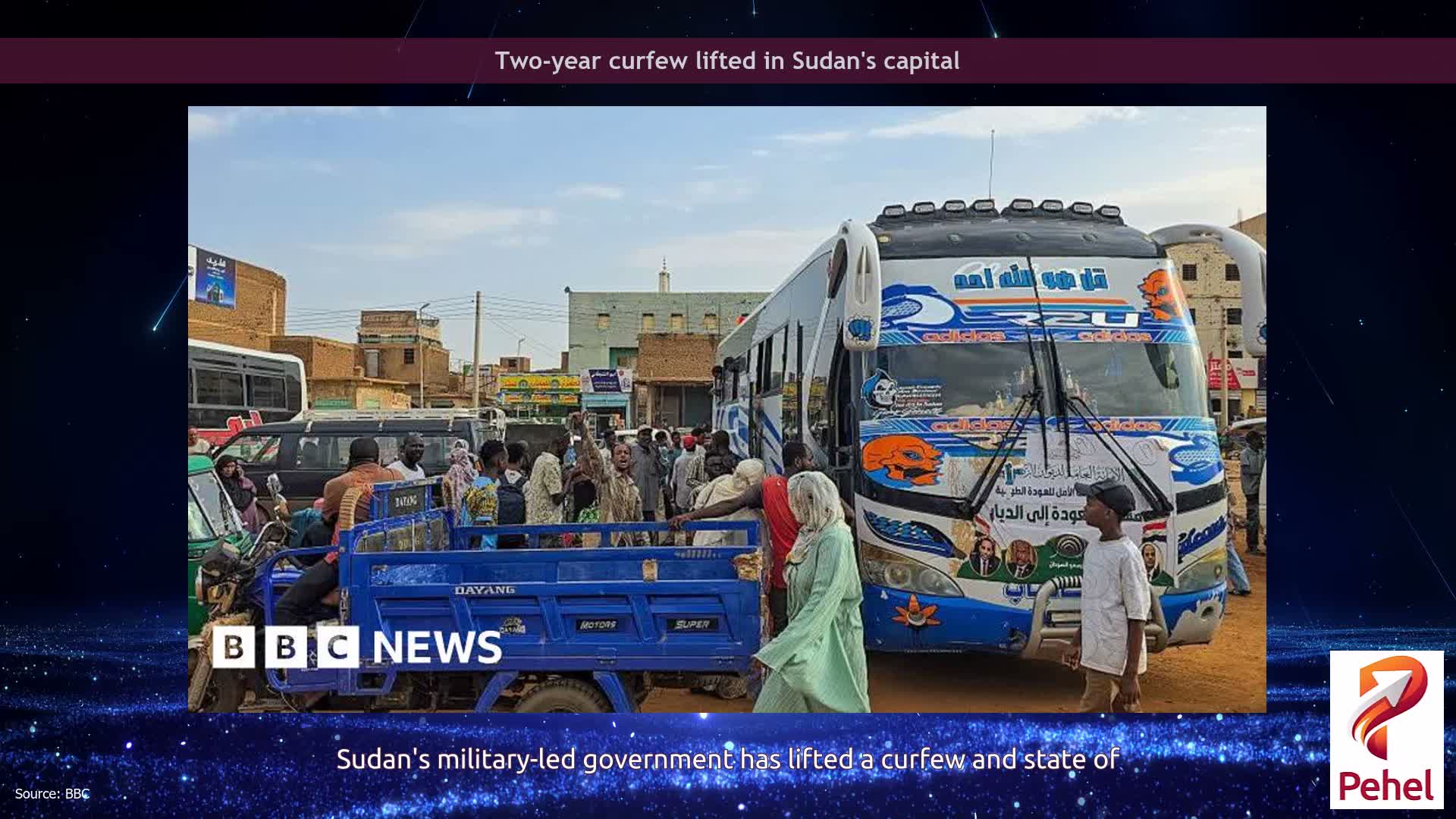 Two-year curfew lifted in Sudan's capital