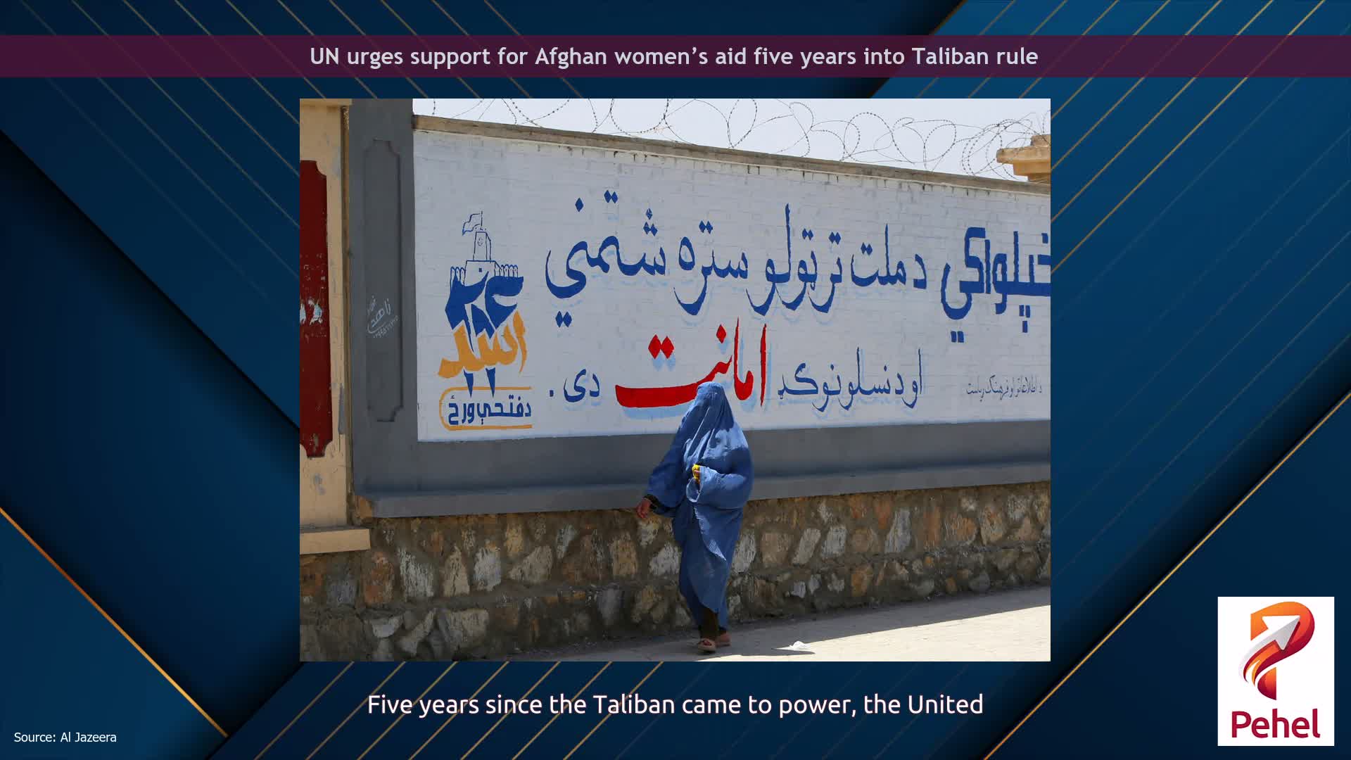 UN urges support for Afghan women’s aid five years into Taliban rule