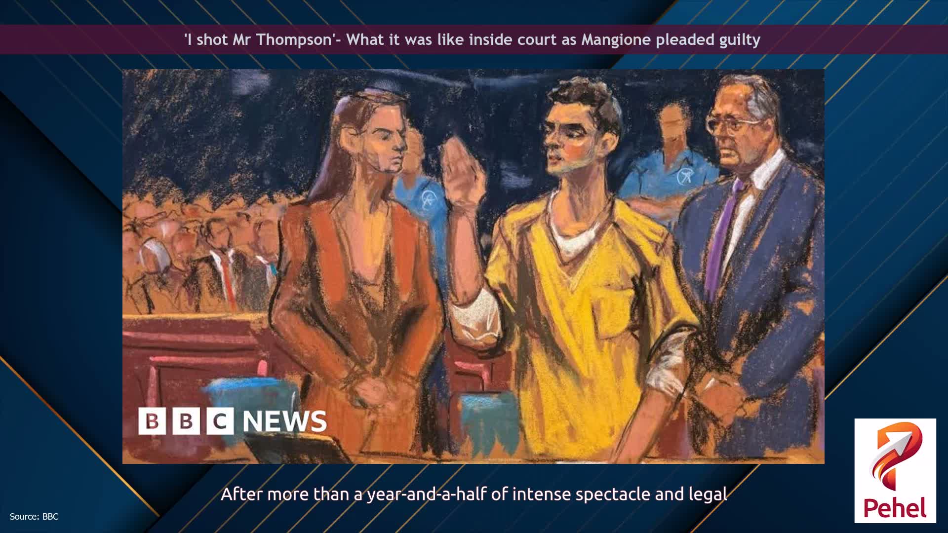 'I shot Mr Thompson'- What it was like inside court as Mangione pleaded guilty
