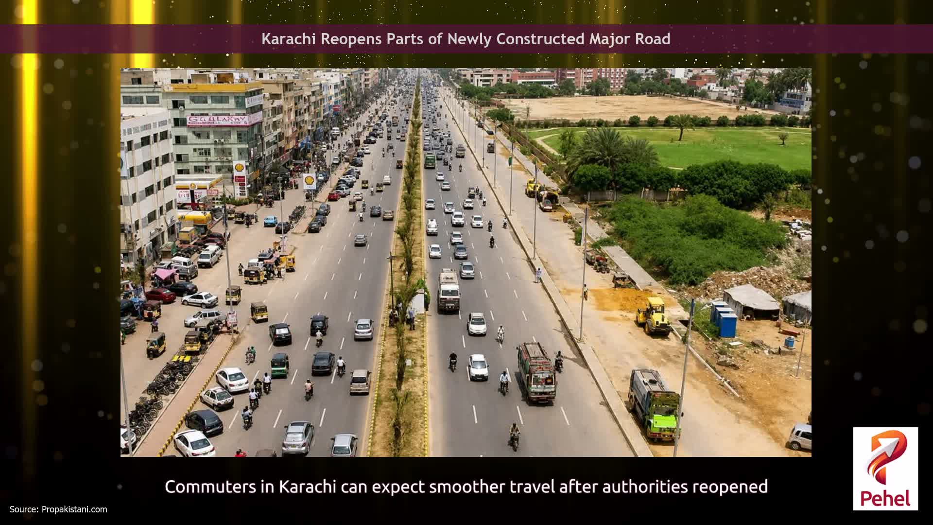 Karachi Reopens Parts of Newly Constructed Major Road