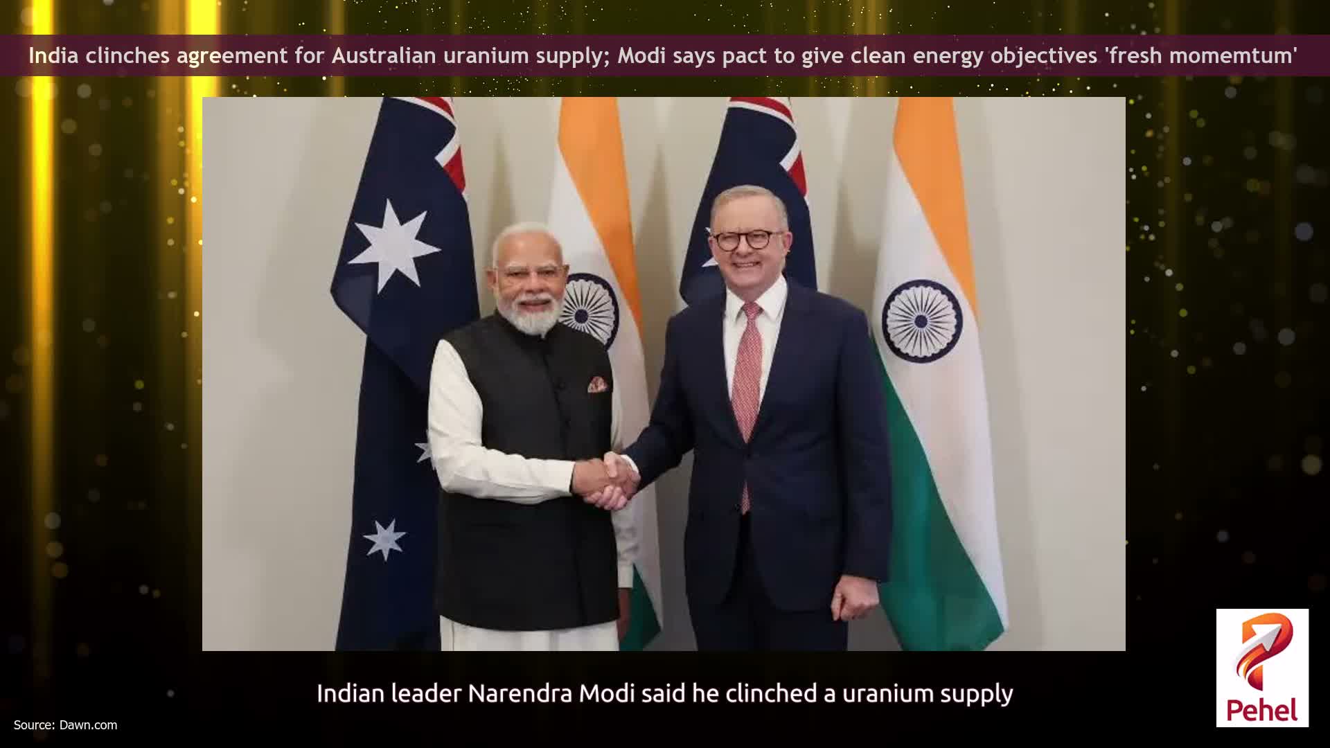 India clinches agreement for Australian uranium supply; Modi says pact to give clean energy objectives 'fresh momemtum'