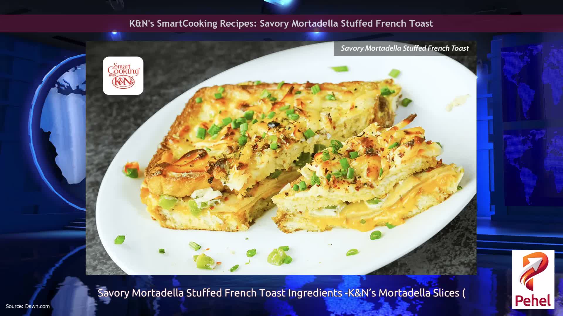 K&N's SmartCooking Recipes: Savory Mortadella Stuffed French Toast