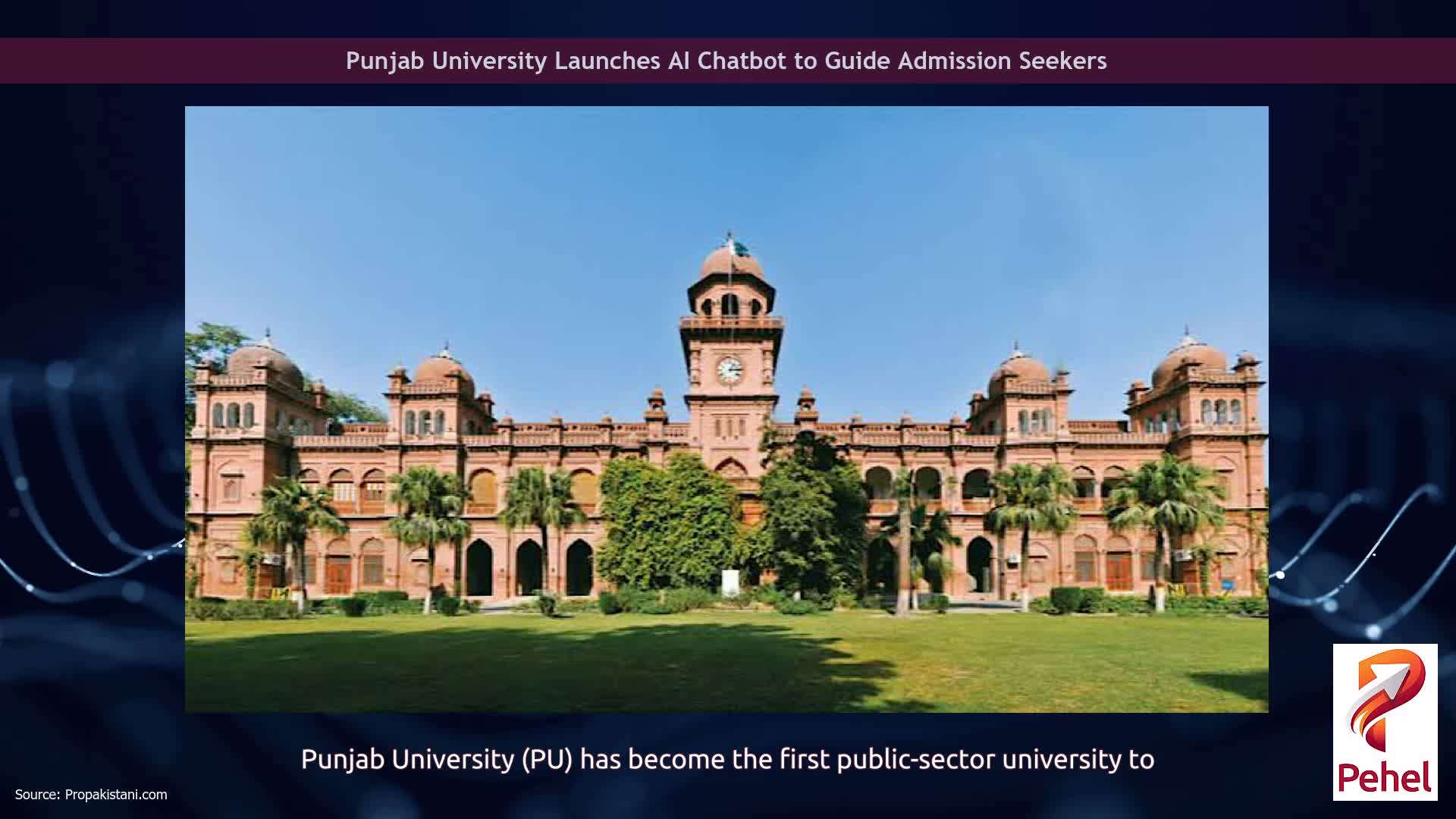 Punjab University Launches AI Chatbot to Guide Admission Seekers
