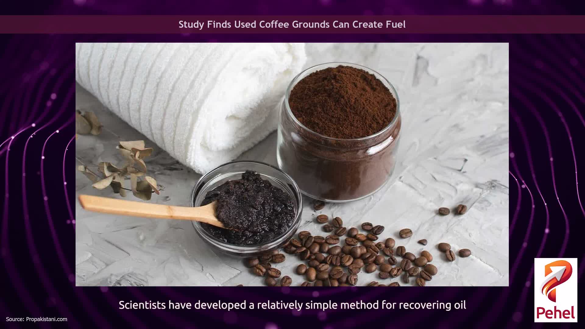 Study Finds Used Coffee Grounds Can Create Fuel