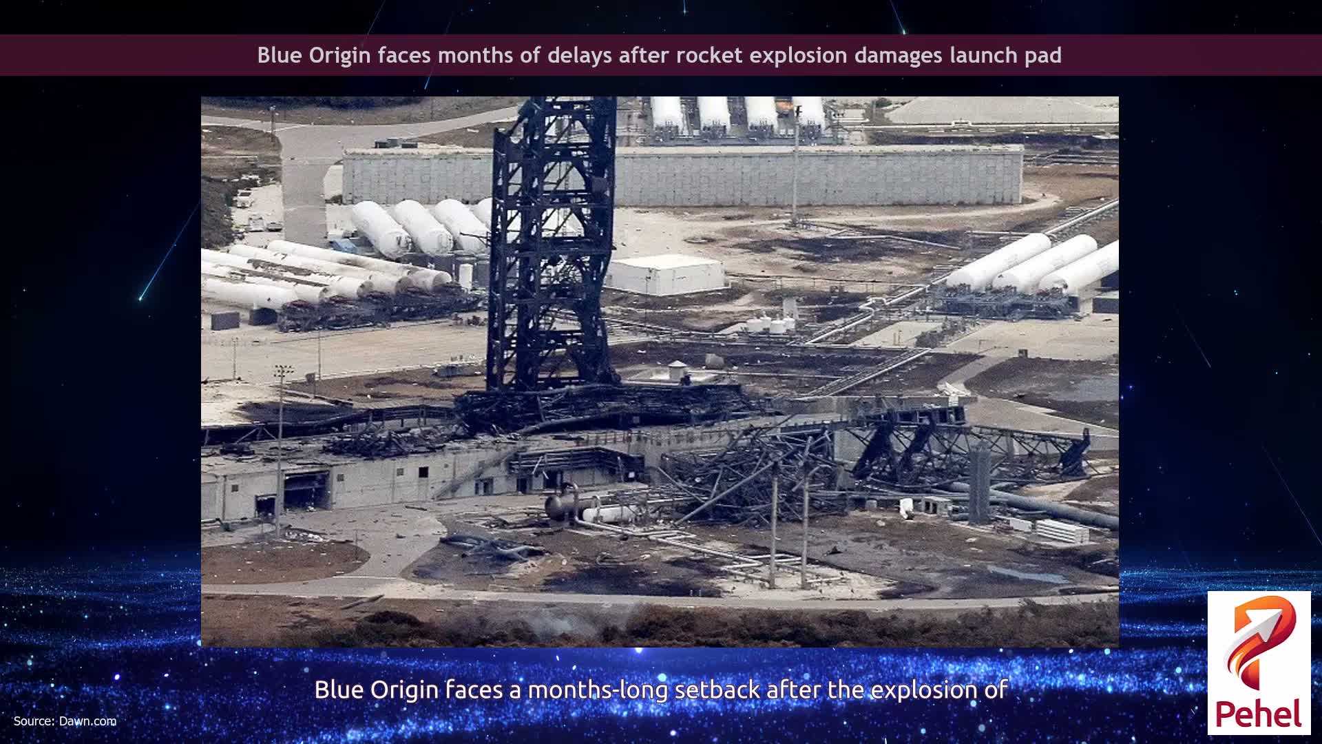 Blue Origin faces months of delays after rocket explosion damages launch pad