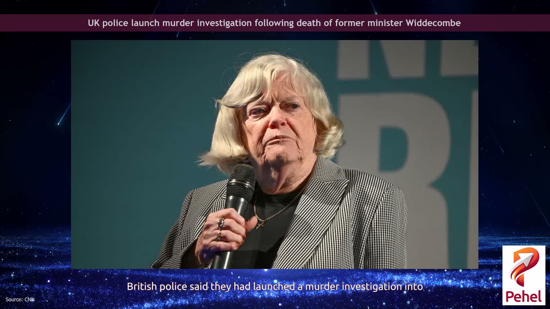 UK police launch murder investigation following death of former minister Widdecombe