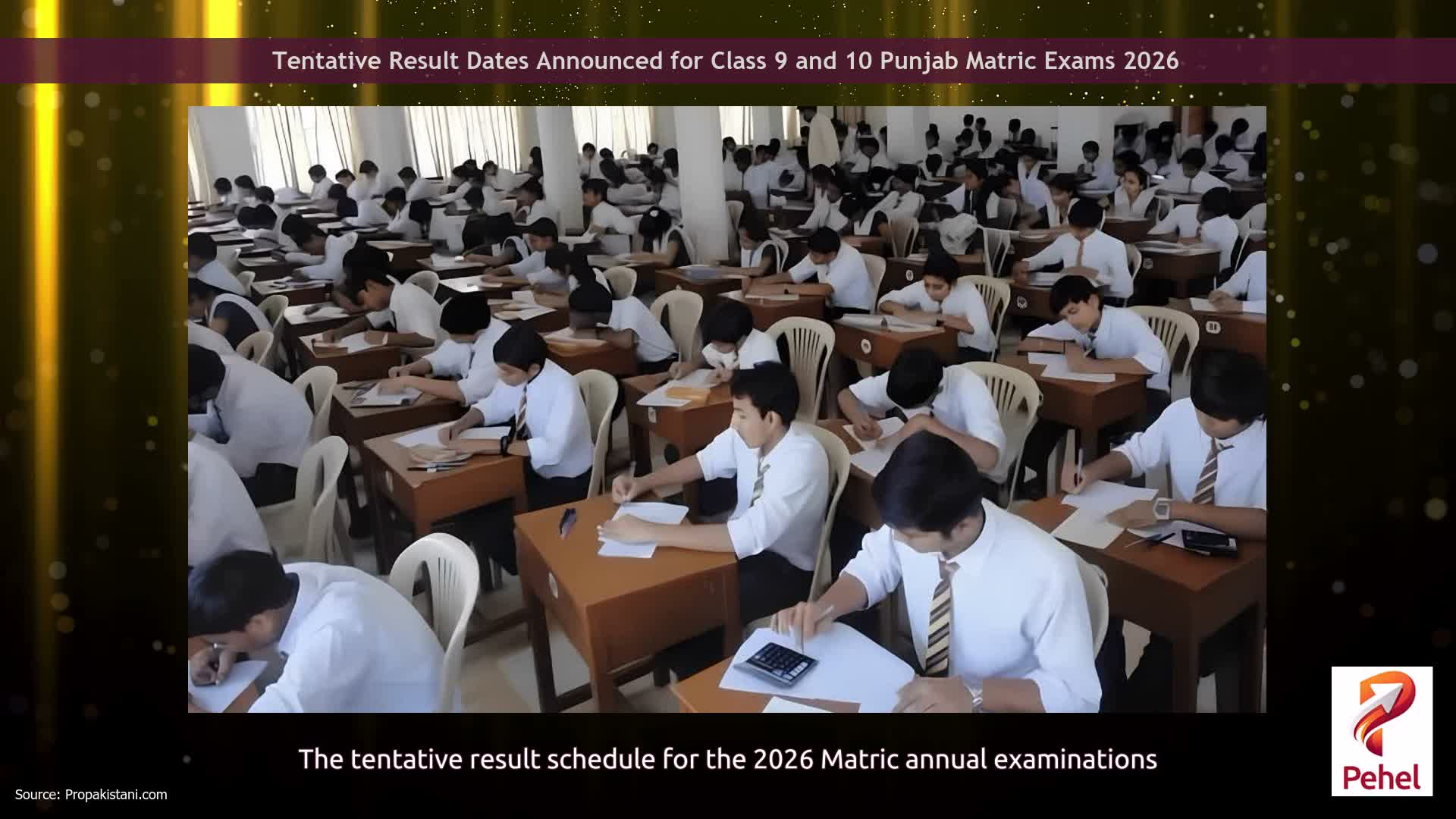 Tentative Result Dates Announced for Class 9 and 10 Punjab Matric Exams 2026
