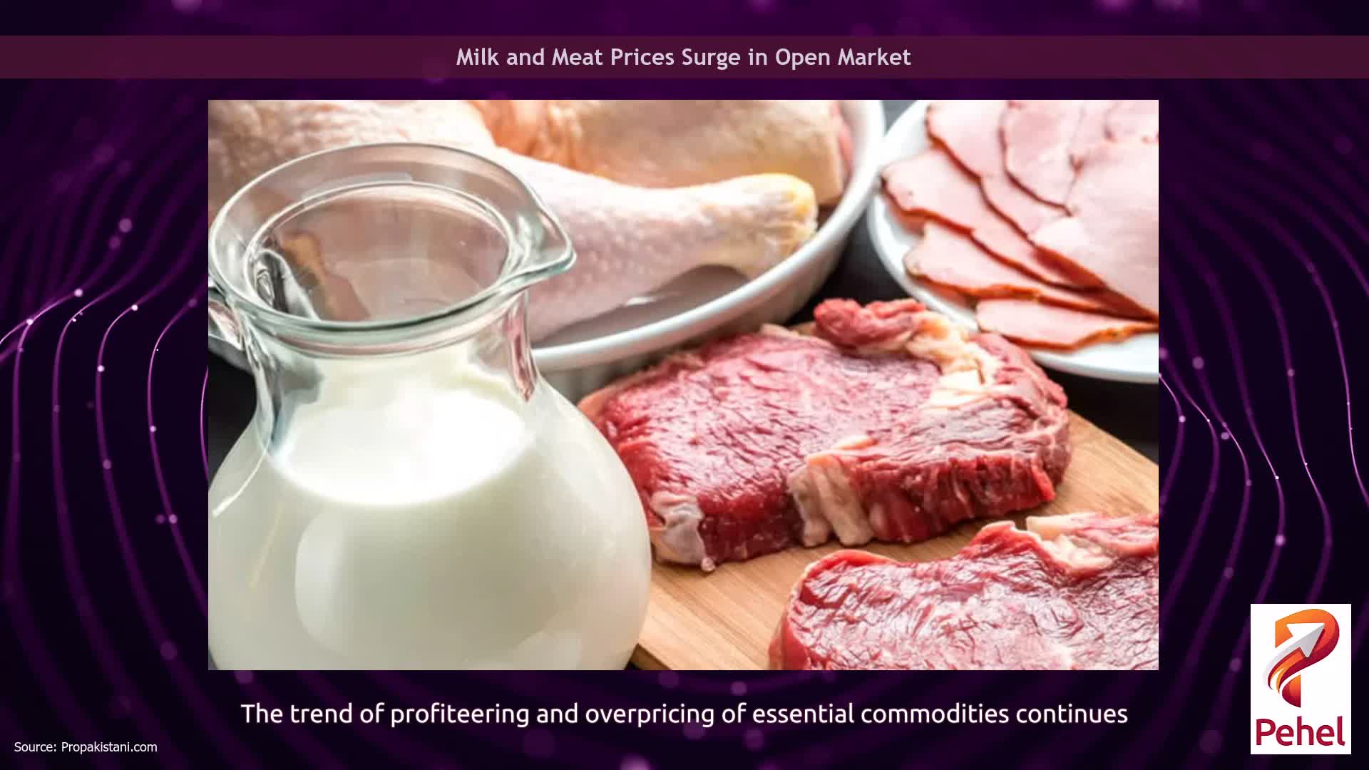 Milk and Meat Prices Surge in Open Market