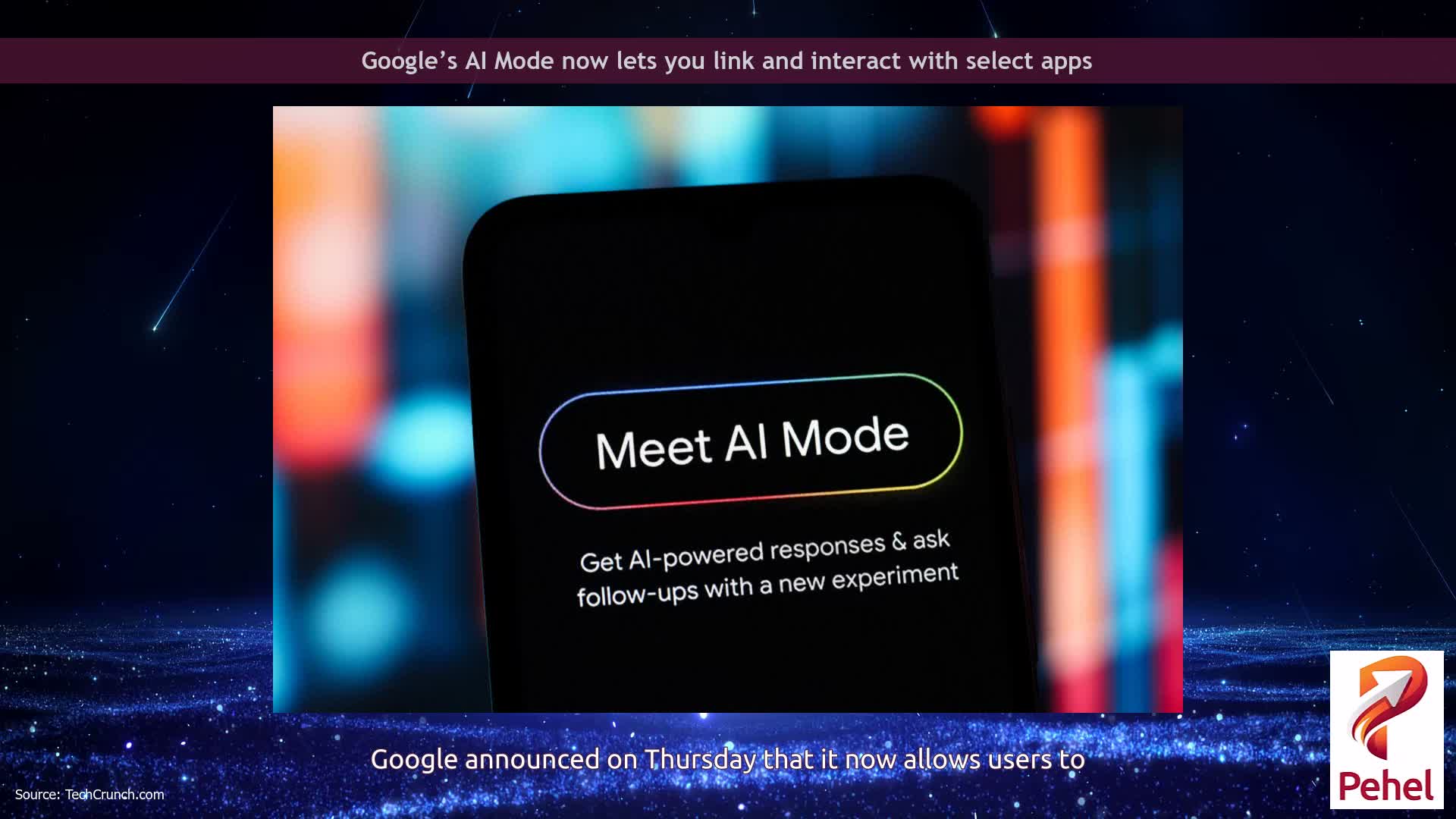 Google’s AI Mode now lets you link and interact with select apps