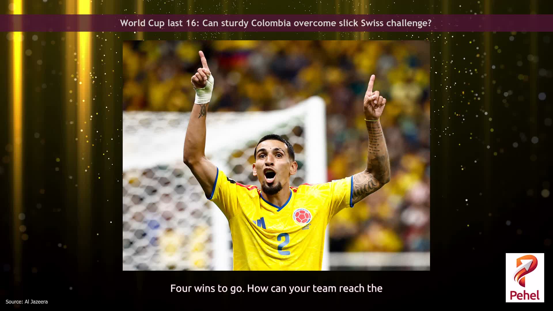World Cup last 16: Can sturdy Colombia overcome slick Swiss challenge?
