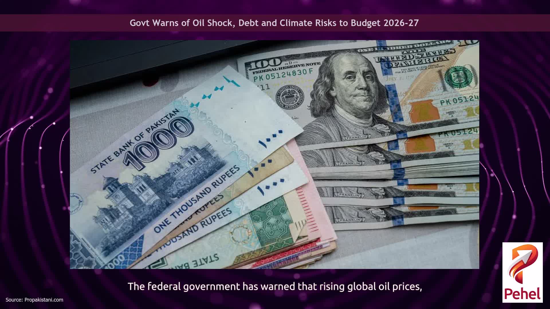 Govt Warns of Oil Shock, Debt and Climate Risks to Budget 2026-27