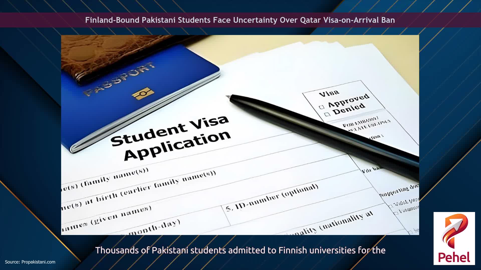 Finland-Bound Pakistani Students Face Uncertainty Over Qatar Visa-on-Arrival Ban