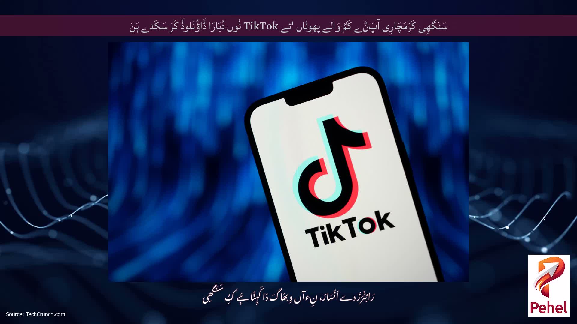 سَن٘گھِی کَرَمَچَارِی آپَݨے کَمَّ وَالے پھونَاں 'تے TikTok نُوں دُبَارَا ڈَاؤُنَلوڈَ کَرَ سَکَدے ہَنَ