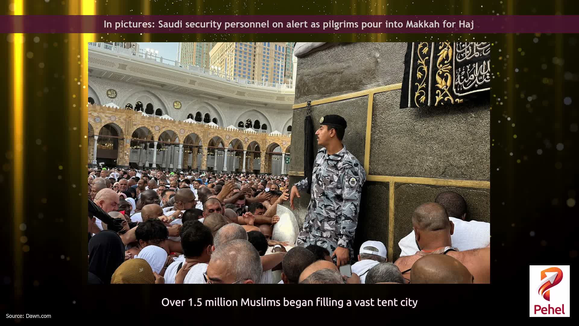 In pictures: Saudi security personnel on alert as pilgrims pour into Makkah for Haj