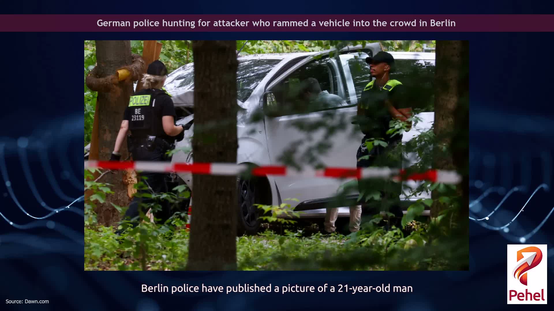 German police hunting for attacker who rammed a vehicle into the crowd in Berlin