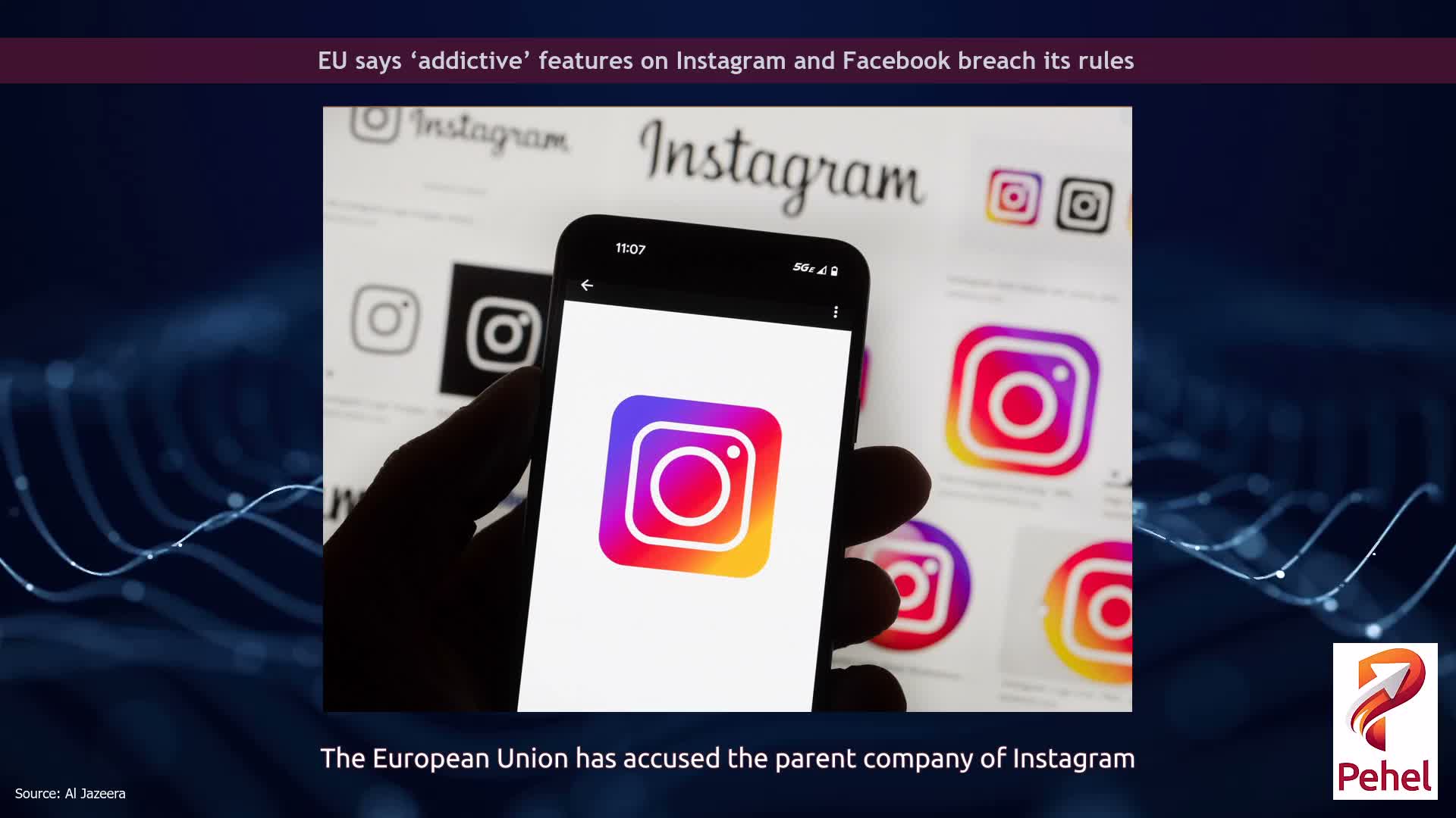 EU says ‘addictive’ features on Instagram and Facebook breach its rules